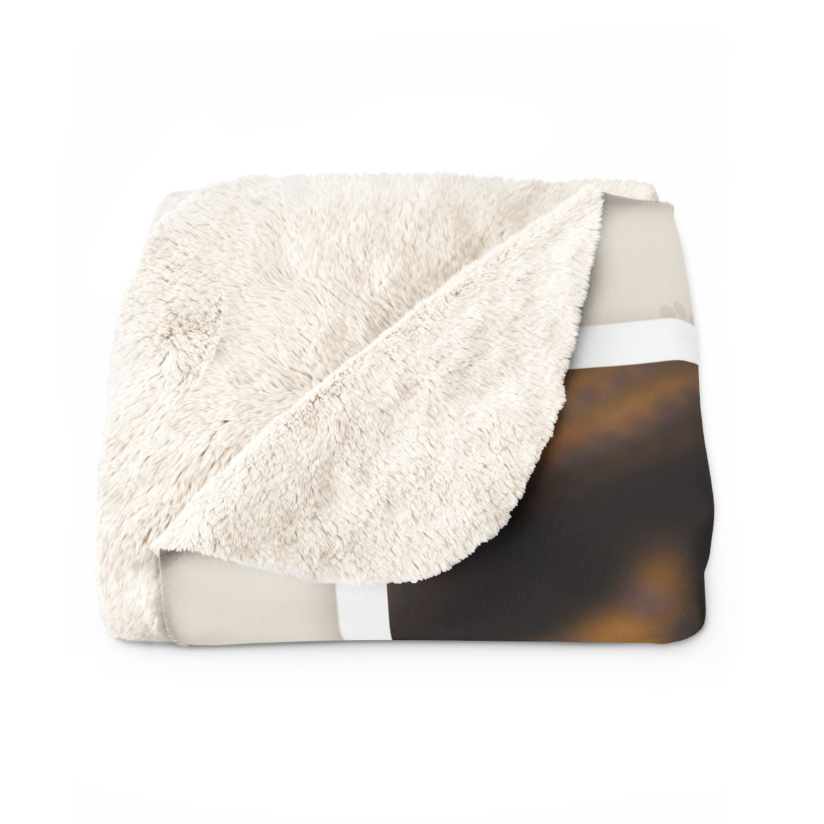 Custom Pet Photo Blanket with Name - Your Dog or Cat on Sherpa Fleece