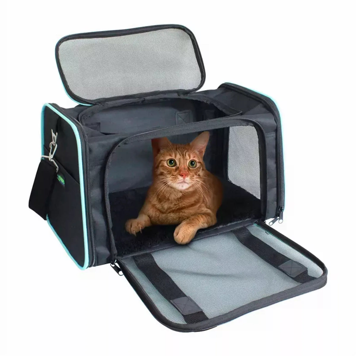 GOOPAWS Soft-Sided Pet Carrier for Small Dogs and Cats
