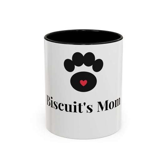 Personalized Dog Mom Mug - Custom Pet Name Coffee Mug, 11oz