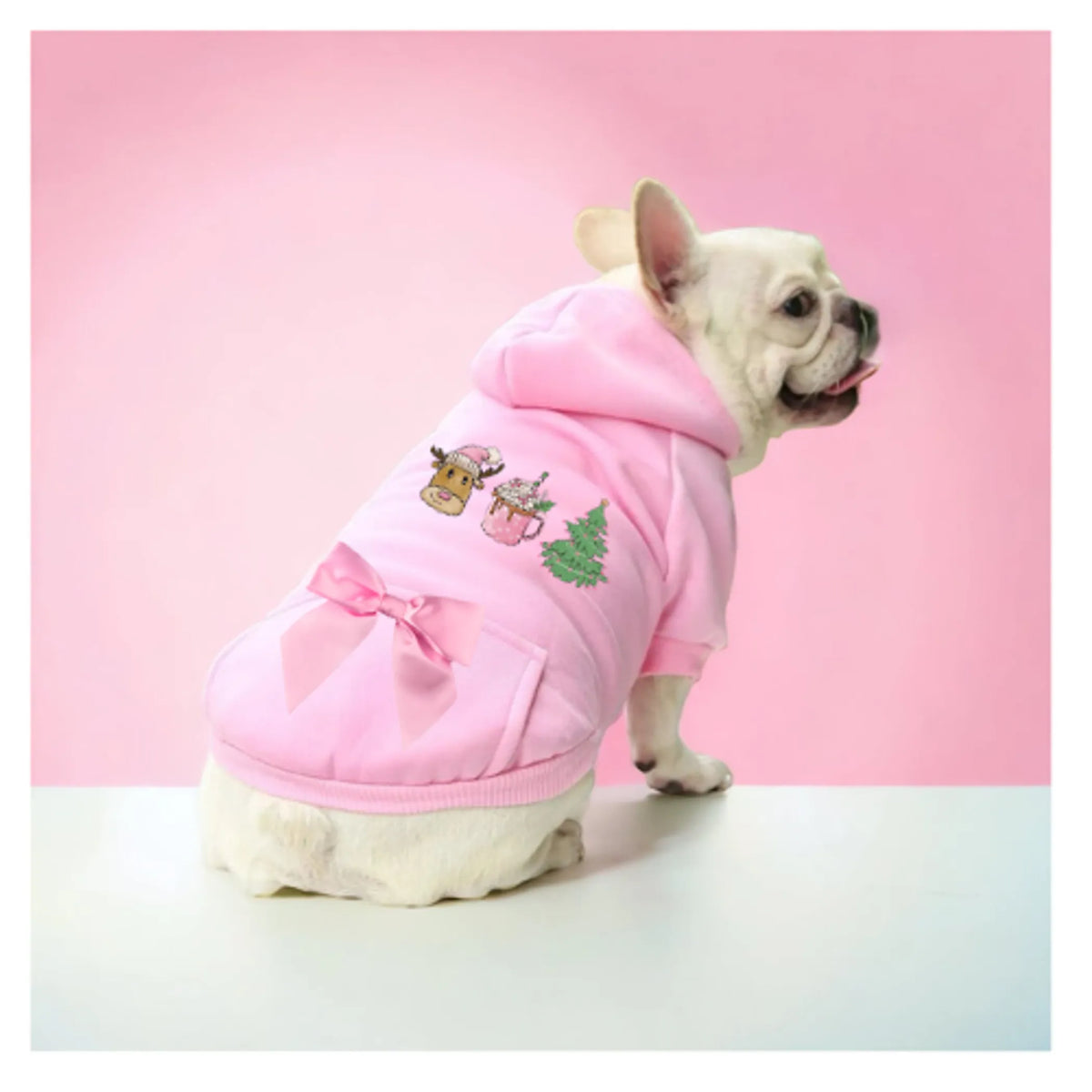 Reindeer Fun Dog Hoodie