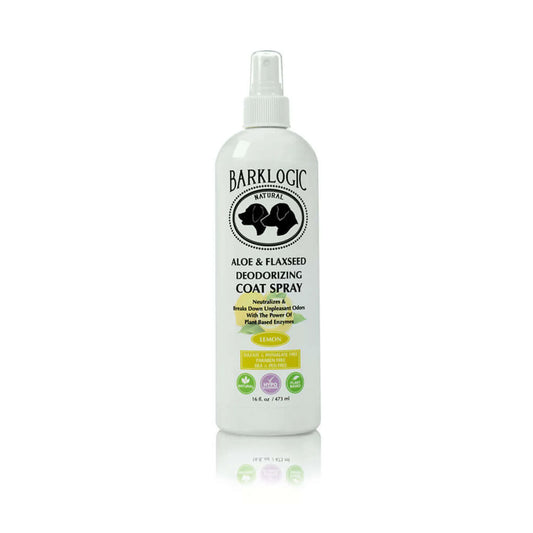 BarkLogic Deodorizing Coat Spray for Dogs, Aloe & Flaxseed