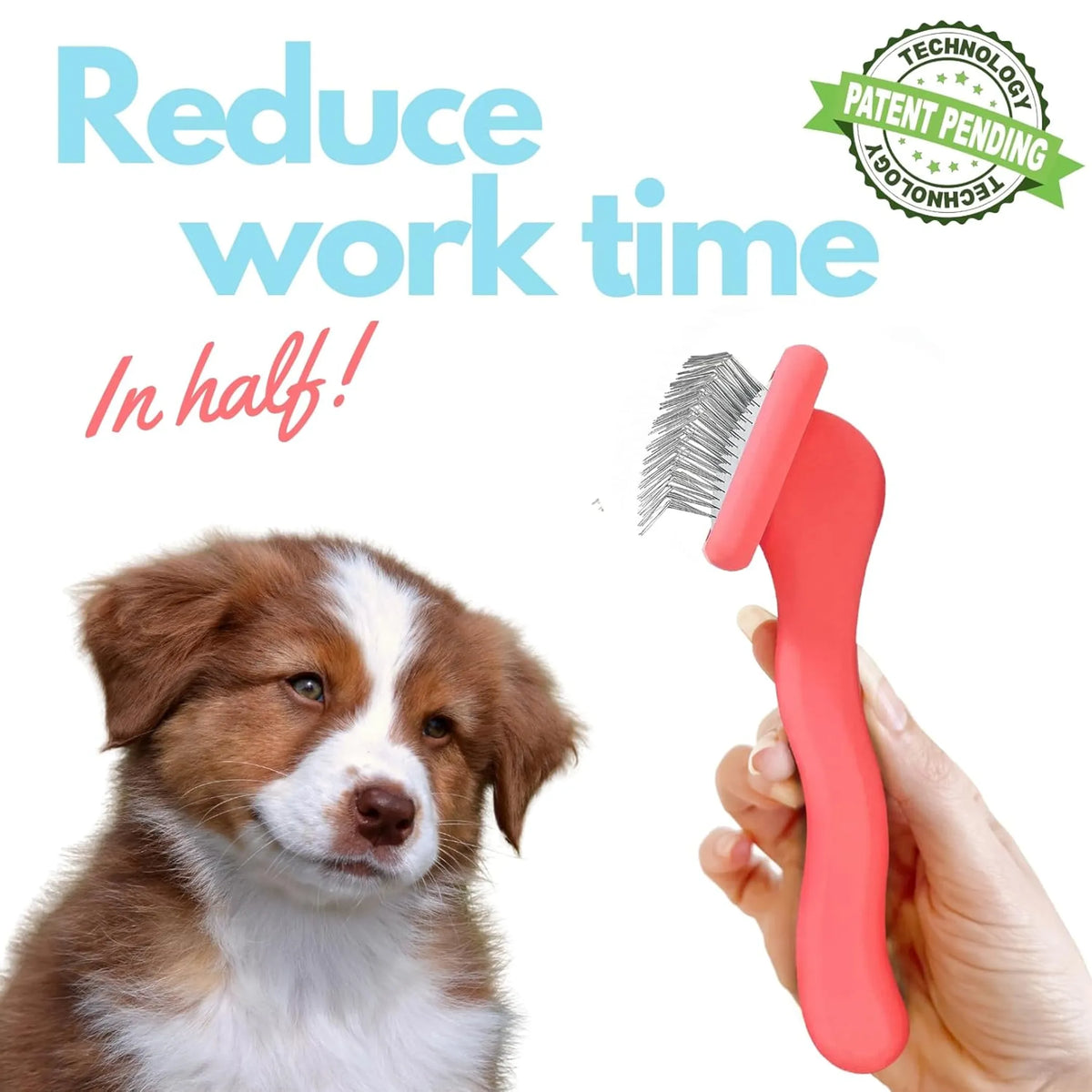 Sakabase Slicker Brush for Dogs and Cats