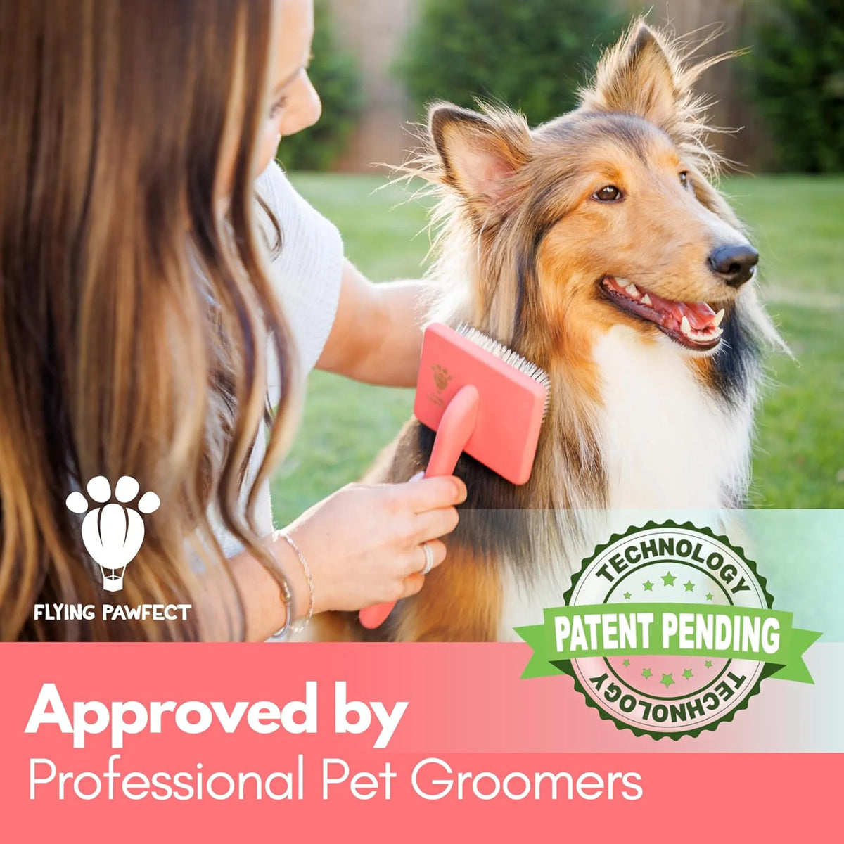 Sakabase Slicker Brush for Dogs and Cats
