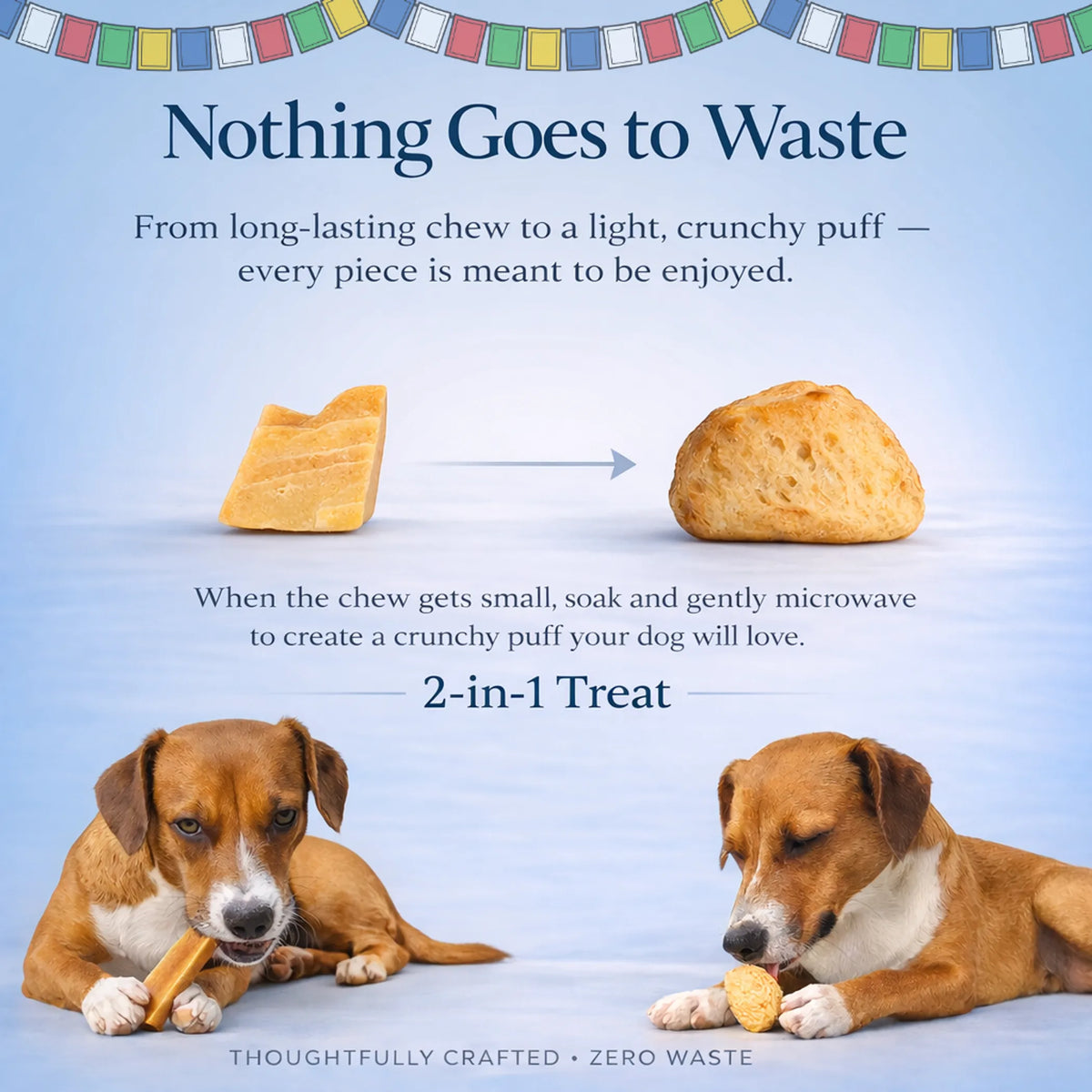 Potala Himalayan Yak Cheese Dog Chew, Long-Lasting