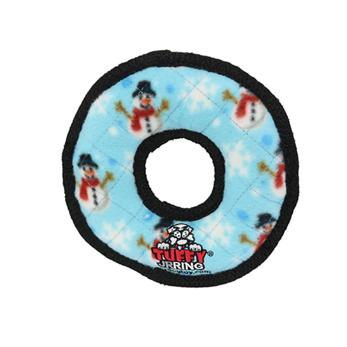 Tuffy Holiday Snowman Ring Dog Toy, Medium