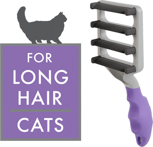FUR4 Deshedding Tool for Long-Hair Cats