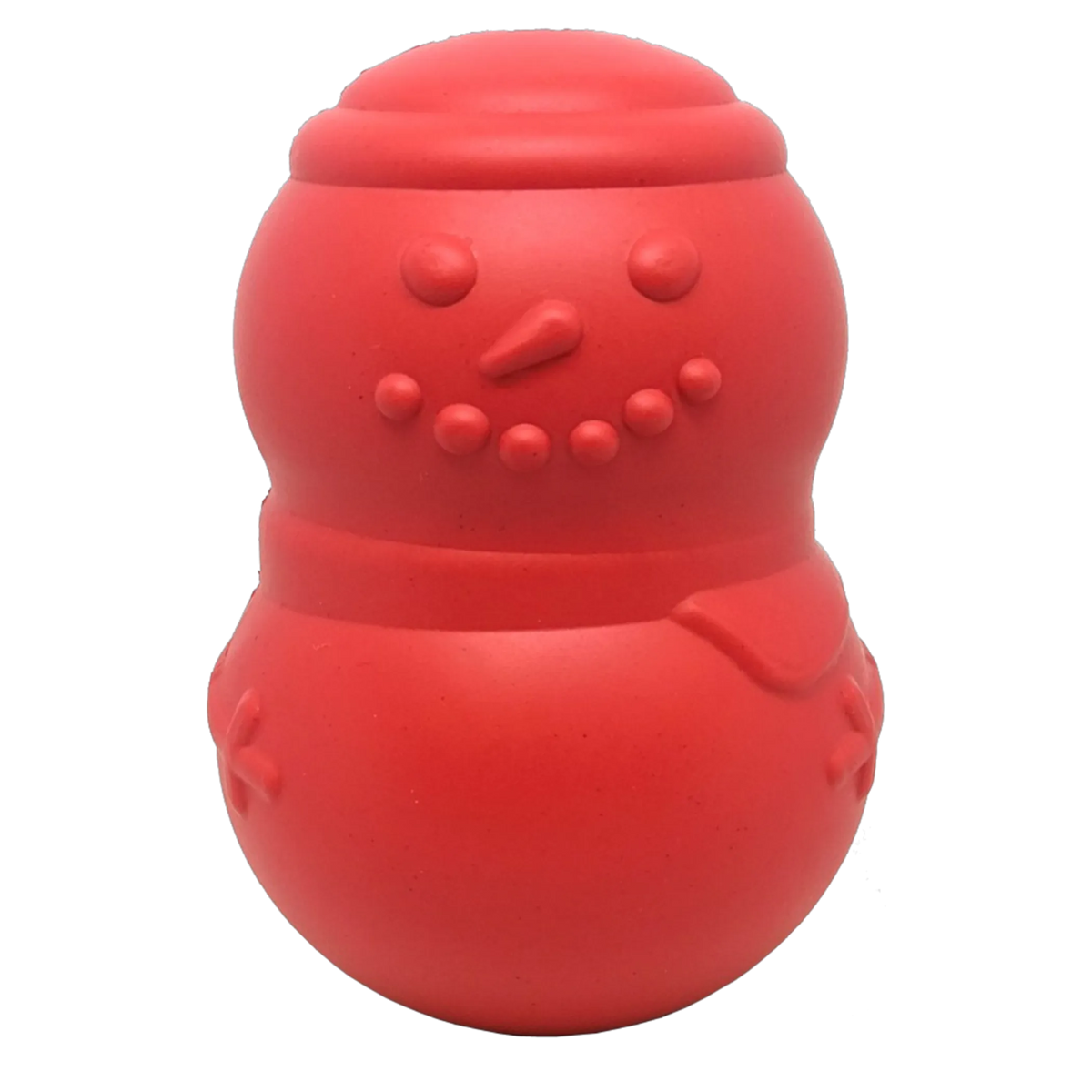 SodaPup Snowman Chew Toy for Large Dogs, Durable Rubber