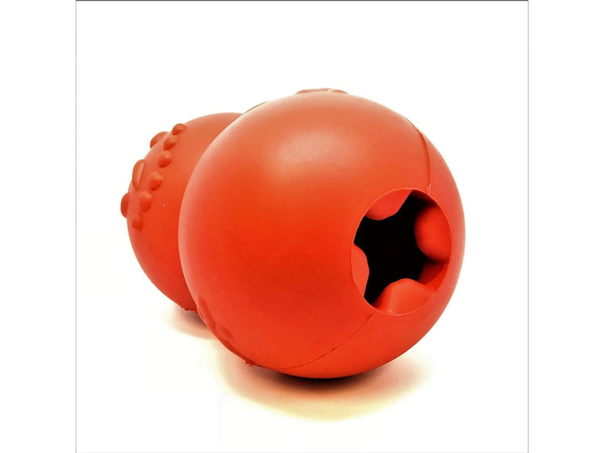 SodaPup Snowman Chew Toy for Large Dogs, Durable Rubber