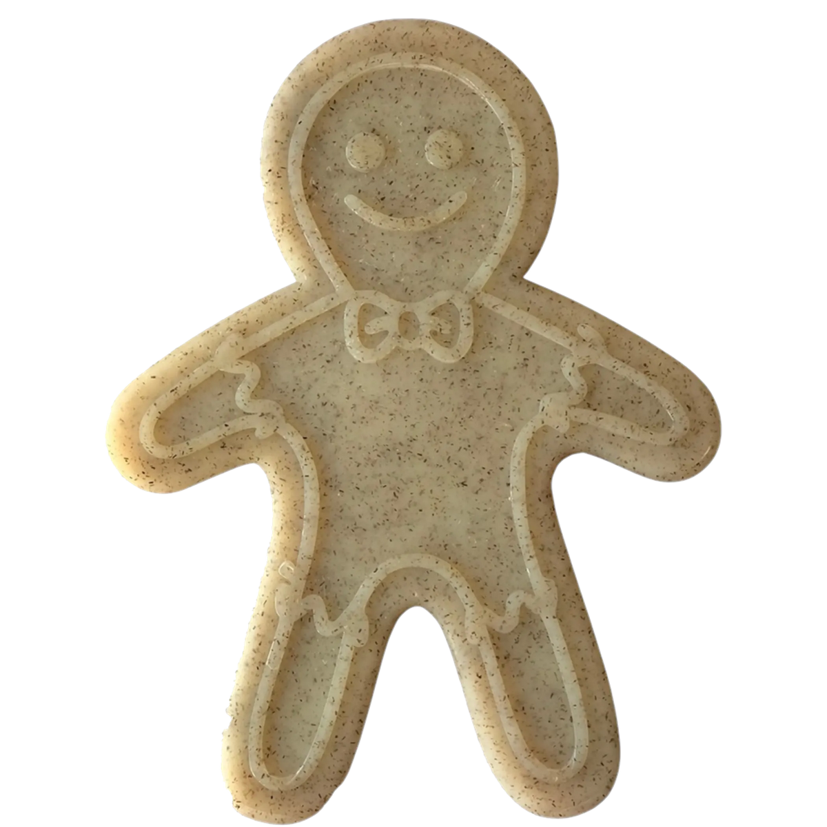 SodaPup Gingerbread Man Nylon Chew Toy for Power Chewers