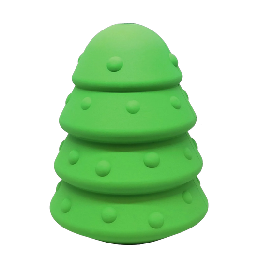 SodaPup Christmas Tree Chew Toy, Durable Rubber