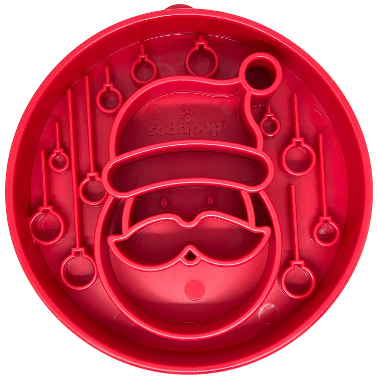 SodaPup Santa eBowl Slow Feeder Dog Bowl