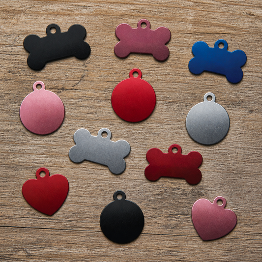 Custom Engraved Dog Tag - Personalized Bone ID Tag with Pet Name & Phone Number